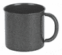 Black Granite Steel Mug, 14oz